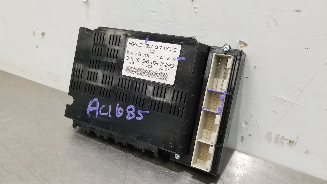 16 BENTLEY CONTINENTAL GTC TEMPERATURE HVAC CLIMATE CONTROL MODULE 3W7907040E