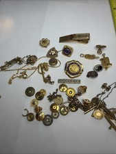 Vintage Estate Jewelry Pin Lot Fraternal Masonic Tie Bar C39