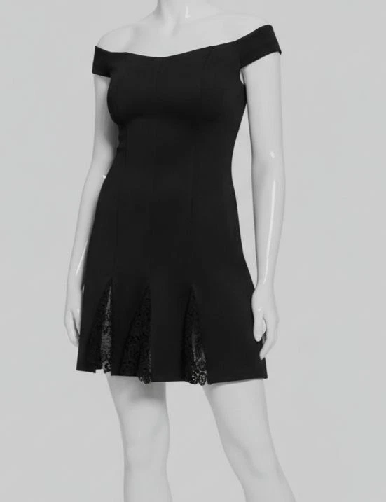 chinese dress ladies GUESS Short Long Sleeve Sequin Dress Black Size XS – Style Exchange  Boutique PGH main image 0
