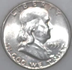 * 1955-P Franklin Half Dollar 90% Silver As Shown