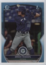 2023 Bowman Draft Chrome Sky Blue Refractor Brock Rodden #BDC-171 0zu6