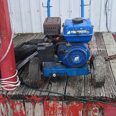 #ad POWERHORSE Cold Water Pressure Washer 3000 PSI Gasoline 2.5 GPM Blue 157711C $155.99