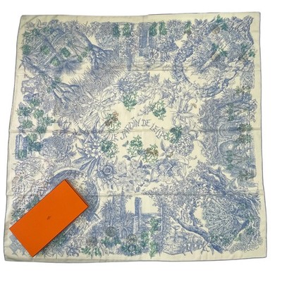 Hermes Shawl Scarf Stole Le Jardin De Leila Francois Houtin