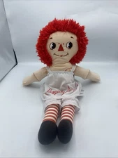 Vintage Raggedy Ann Doll I Love You Pre-owned 12” No Tags, Missing Shirt