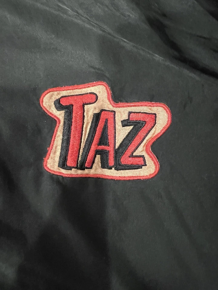 Looney Toons Vintage TAZ Tasmanian Devil Silk Jacket Women’s Size Medium 90’s - Image 3 of 4