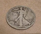 1917-D Obverse Liberty Walking Silver Half Dollar United States Coin Denver