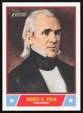 2025 Topps Heritage - James K. Polk #NS-98 - Notable Americans