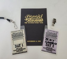 Ozzy Osbourne & Sabbath 1992 No More Tours Backstage Passes + Rare After-Party