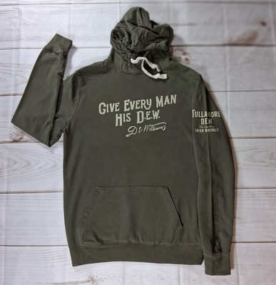 Tullamore Dew Irish Whiskey Promo Hoodie Stanley Stella M Olive Organic Cotton