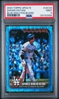 Shohei Ohtani 2024 Topps Update #US123 Blue Holo Foilboard #/999 PSA 9 Dodgers