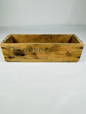 Vintage Pauly & Pauly Windsor Cheese Wooden Box — Wisconsin 2 lb