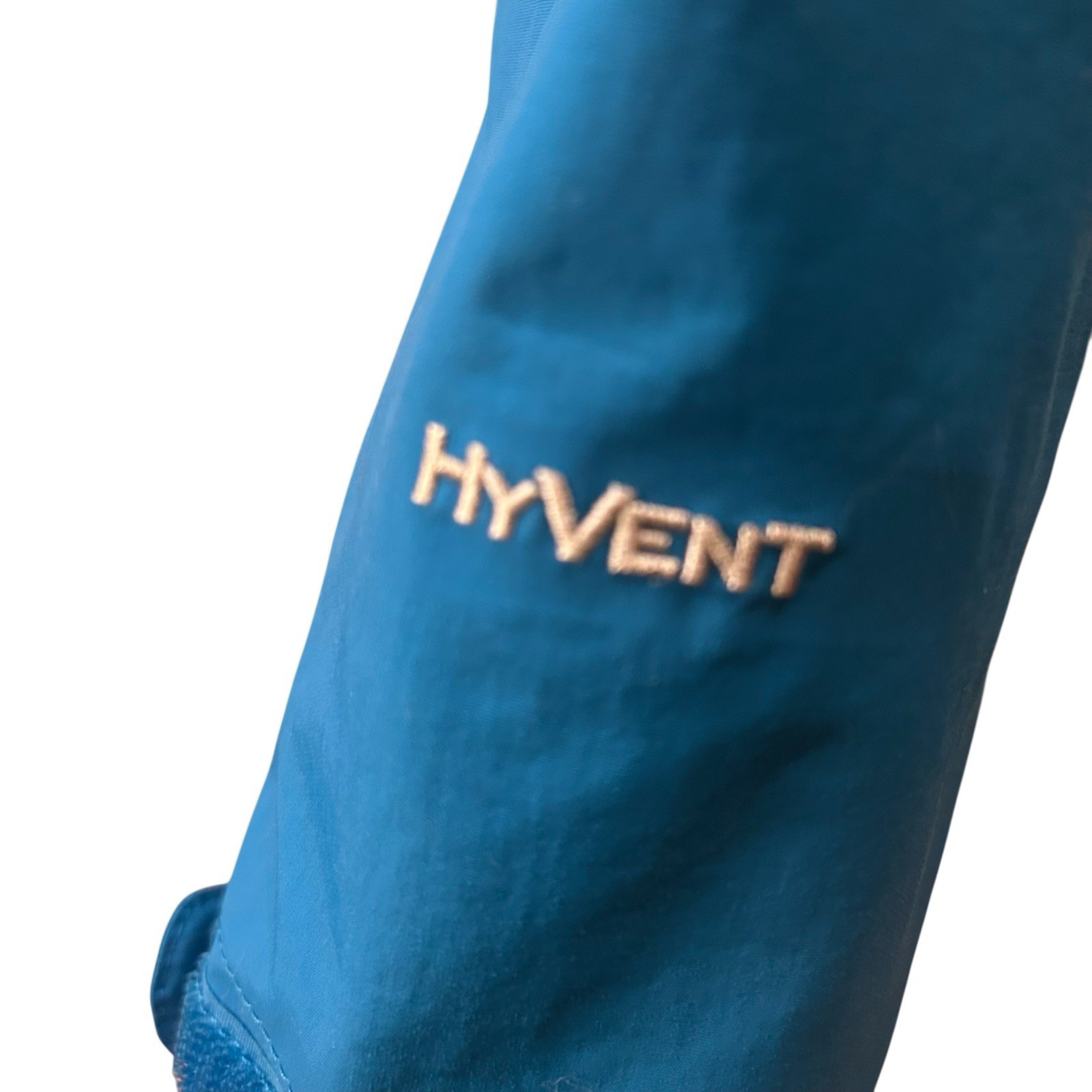 The North Face Blue Hyvent Tech Full Zip Jacket Hooded Womens Large Waterproof thumbnail 7