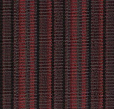 5.25 yd Herman Miller Geiger Corded Stripe Red Madder Epingle Upholstery Fabric