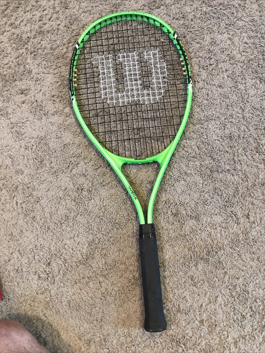 Wilson　アドバンテージ Wilson Advantage XL Stop Shock V-Matrix Green Tennis Racquet | eBay
