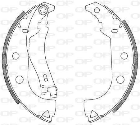 Mâchoires de frein haut rendement pour Fiat Palio Weekend 1.7 TD et 1.9 JTD