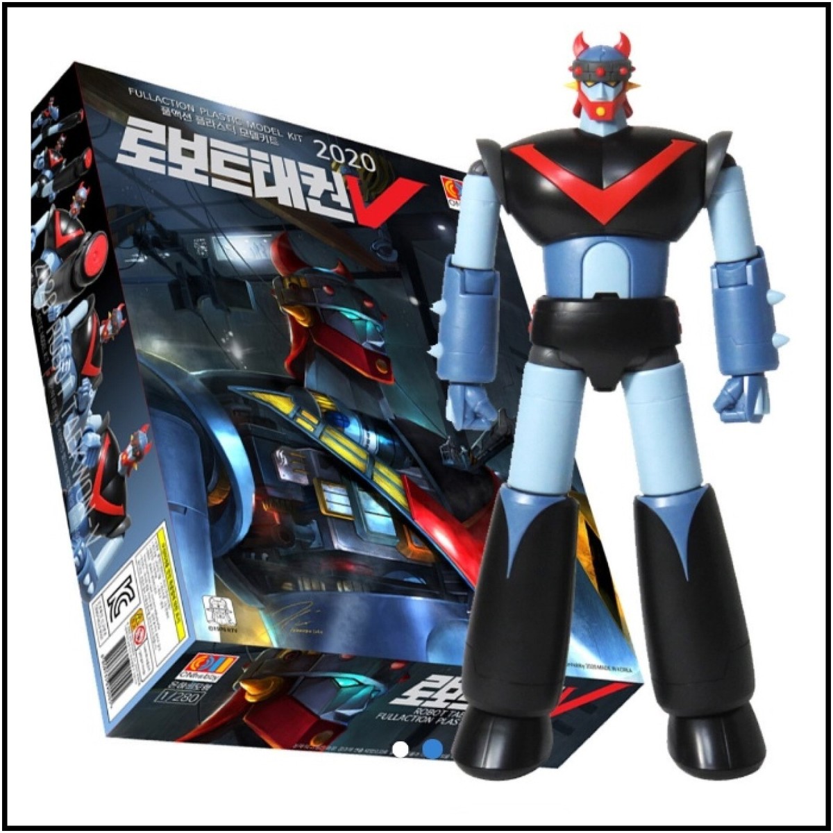 テコンＶ　ROBOT TAEKWON V FS-76 Genesis フィギュア ONhobby 2020 Robot Taekwon V 20cm Fullaction Plastic Model Kit