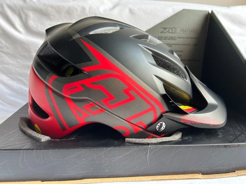 Troy Lee Designs A1 Classic MIPS  Mountain Bike Helmet Black / Red Size XSmall