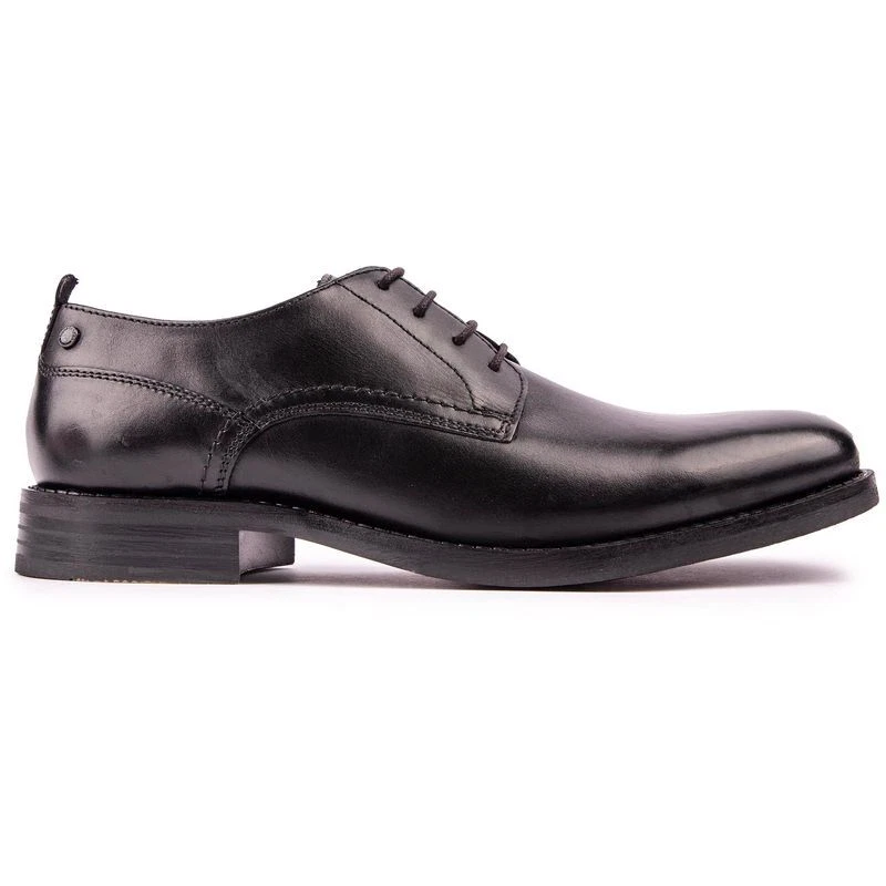 Base London Herren Newman Schnürschuhe Schwarz - Bild 1 von 4