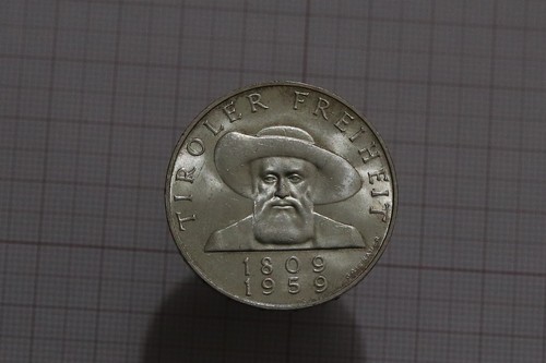 🧭 🇦🇹 Austria 1959 Argento 50 Scellini 150° Anniversario della Liberazione di