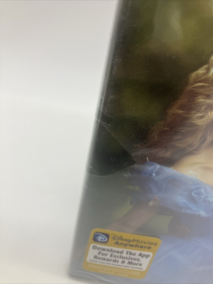 Disney Cinderella DVDLily James 2015 Live Action with Bonus