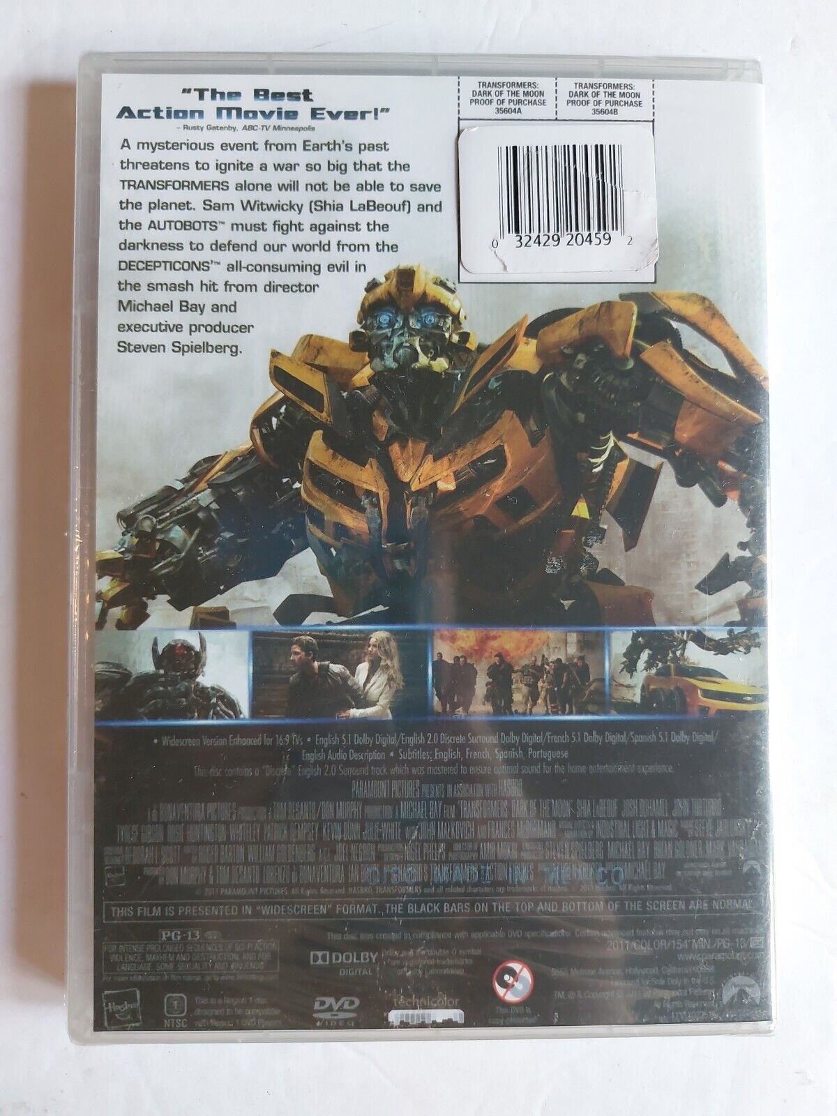 DVD Transformers O Lado Oculto da Lua 2011 Original