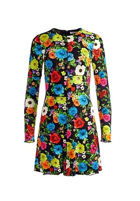 NWT-Alice and Olivia Womens Delora Panel Short Mini Dress Size 4 