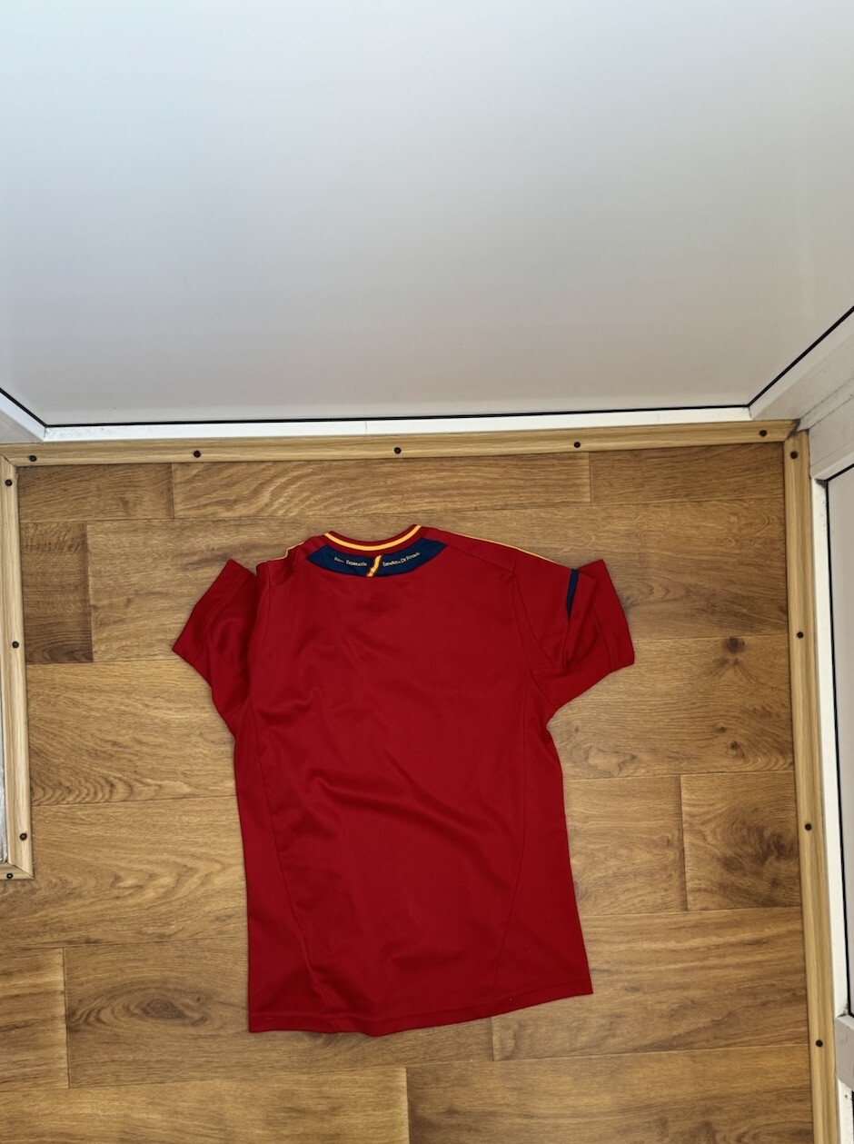 2011 FSF SPAIN ADIDAS X10937 ESPAñA WORLD CUP MUNDIAL JERSEY Youth M Boys M thumbnail 4