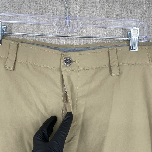 Under Armour Pants Mens 40X32 Brown Chino Golf Match Play Performance Stretch - Picture 6 of 15
