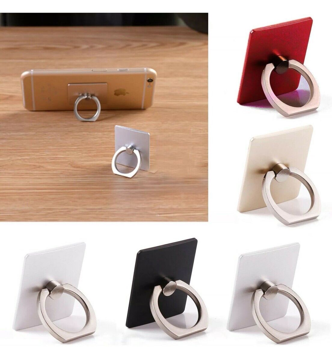 Mobile Finger Grip Ring Stand Phone Holder 8PK For iPhone,universal ,Rotate  360