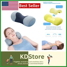 Portable Neck Roll Pillow - Cervical Memory Foam for Instant Pain Relief