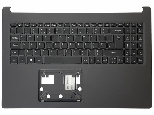 Cubierta reposamanos Acer Aspire A515-44 A515-44G A515-45 Teclado Reino Unido Negro - Imagen 1 de 2