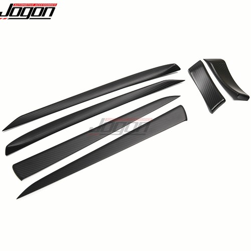 Cubierta de manija de puerta interior de carbono mate para Tesla Model S a cuadros 2021 2022-23 a rayas - Imagen 10 de 10