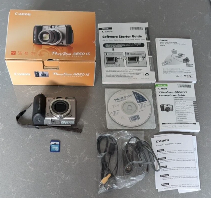 Canon PowerShot A650 IS Digital Cameras for Sale | Shop New & Used