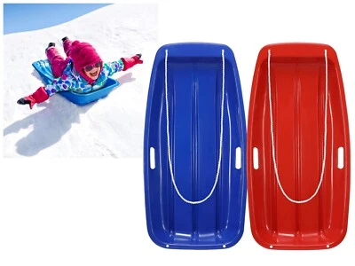 KANDYTOYS Trineo de nieve de alta resistencia para niños tobogán trineo de 1,5 m cuerda trineo de plástico esquí al aire libre
