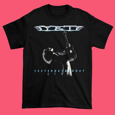Y&T Band Live In Concert Heavy Cotton Full Size Men Women Black Shirt HH461