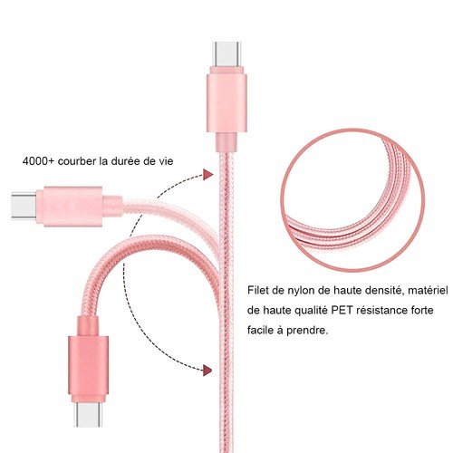 CABLE USB TYPEC CHARGEUR pour Samsung S8 S9 S10 A8 Note8 HUAWEI P20 PRO P30 lite - Photo 8/14