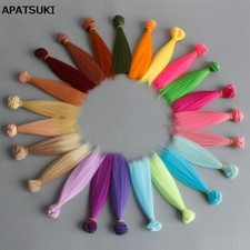 1pc 15 100cm Doll Accessories Synthetic Fiber Wig Hair for 1/3 1/4 BJD Doll Hair