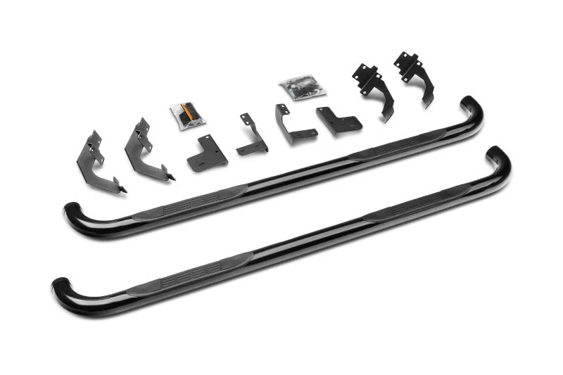 Go Rhino 4000 Series Black Nerf Bar Fit 80-96 F150, 80-99 F250, 80-97 F350 Super - Image 2 of 4