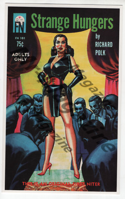Pulp Novel Cover Repro 4''x6'' Postcard Sexy Cheesecake Vintage Risqué Pinup PL-93