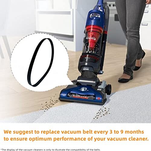 Belts for Hoover Whole House Rewind Pet Vacuum UH71255, UH71230
