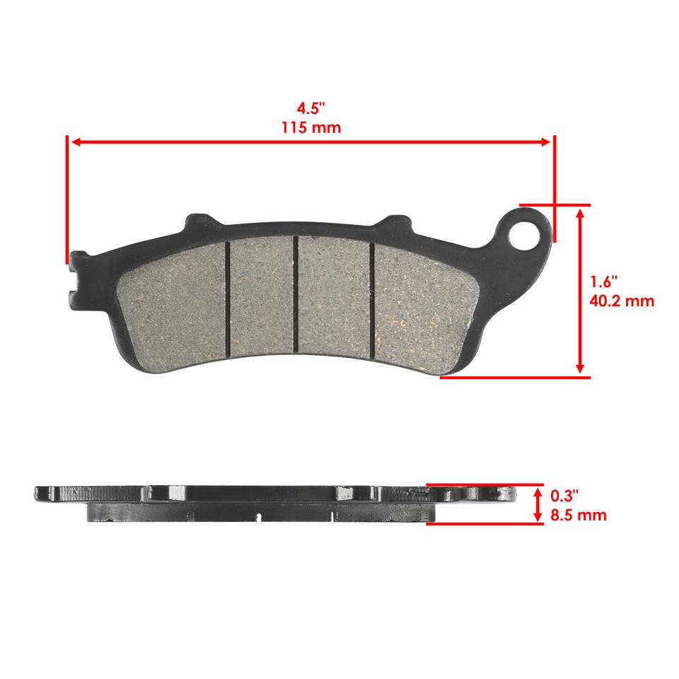Pastillas De Freno Sinterizadas Pa' Honda CBR1100 XX Blackbird, Del 97 Al 03, Delante Y Atrás