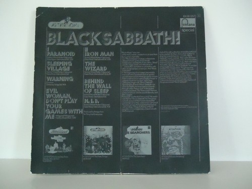 Black Sabbath - Attention! Fontana Special – 6438 057 Holland LP - Picture 3 of 4