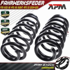 2x Federn Fahrwerksfeder Vorderachse für Audi A6 Avant Limousine 4F2 4F5 C6