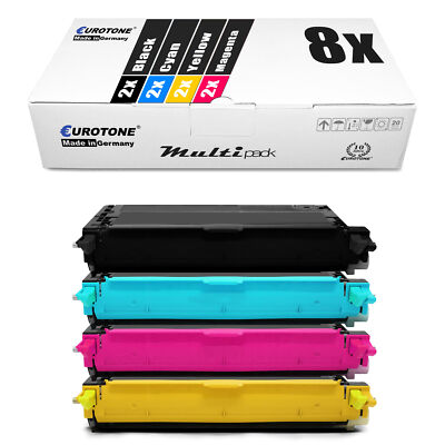 8x Eco Toner XXL for Xerox Phaser 6180-D 6180-N 6180-DN 6180-MFP