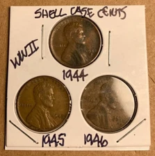 Shell Case Penny Collection in a Coin Flip