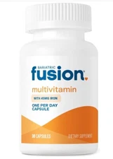 Bariatric Fusion Multivitamin ONE per Day Capsule with 45mg of Iron 30 Capsules
