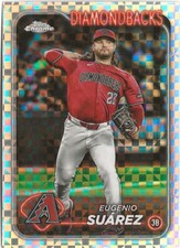 2024 Topps Chrome Update Eugenio Suarez  Xfractor SP Arizona Diamondbacks