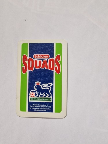 David Ginola Newcastle United 1996 Subbuteo Squads Football Trading Card - Picture 2 of 2
