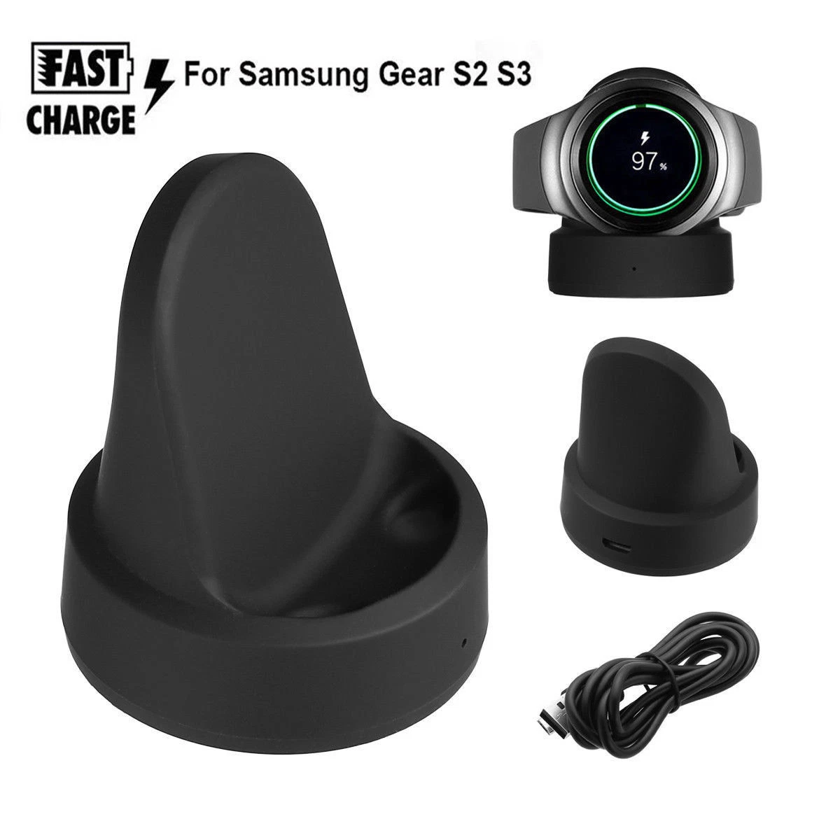 Chargeur pour montre Samsung Gear S3 S2 R732 R770 Watch sans files