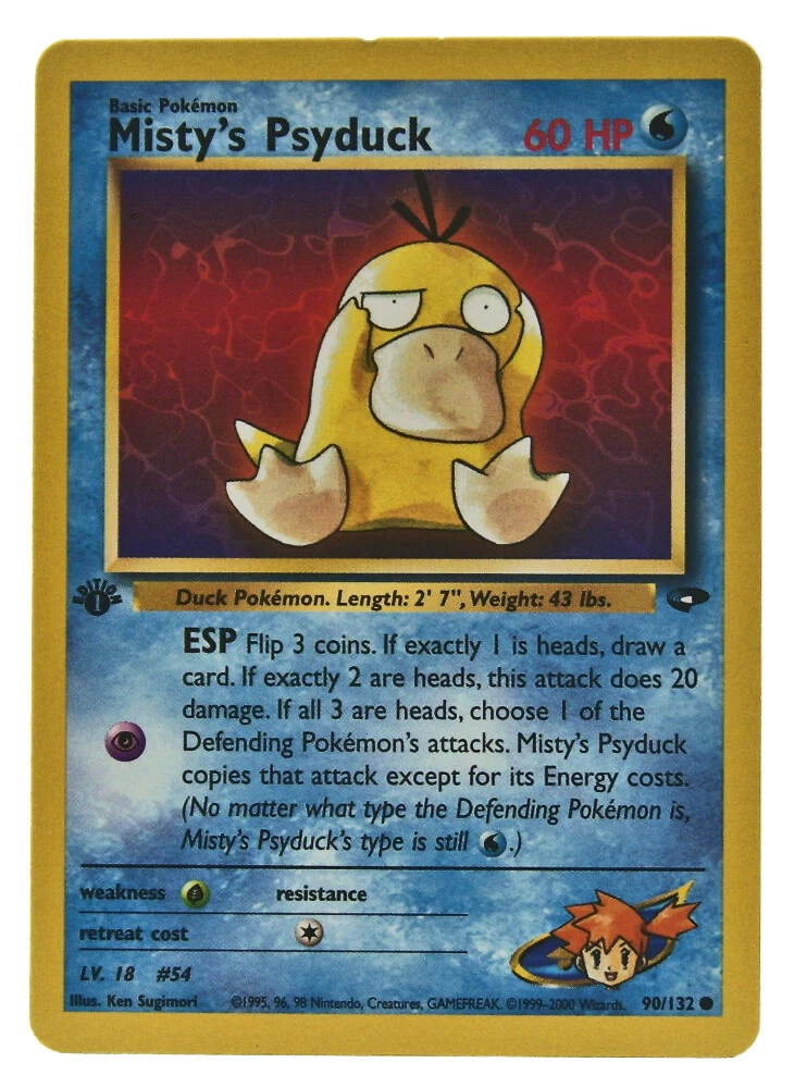 Sabrina's Psyduck 99/132 Gym Challenge for sale | eBay